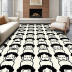 Minimalist Figure Pattern Rug