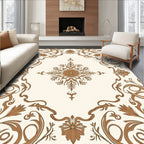 Ornate Floral Scrollwork Delight Rug