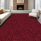 Swirling Lines Abstract Pattern Rug