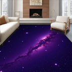 Cosmic Nebula Starry Night Rug