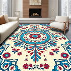 Mandala Inspired Floral Pattern Rug