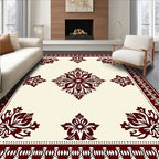 Traditional Floral Motif Patterned Rug