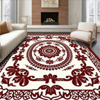 Classic Floral Medallion Pattern Rug