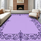 Ornate Scrollwork Vintage Pattern Rug