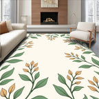 Botanical Vine Floral Pattern Rug