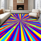 Vibrant Burst Pattern Rug