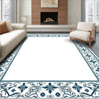 Ornate Floral Vine Pattern Rug