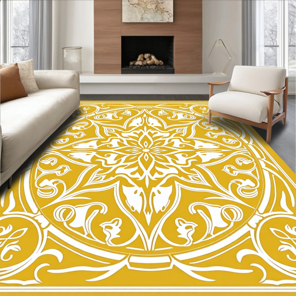 Global Floral Sunburst Medallion Rug
