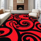 Bold Swirl Pattern Rug