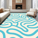 Abstract Swirls Pattern Rug