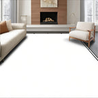 Abstract Black White Geometric Rug