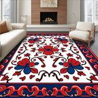 Floral Vine Pattern Rug