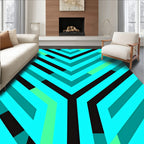 Sharp Geometric Lines Rug