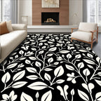 Bold Leafy Vine Pattern Design Rug