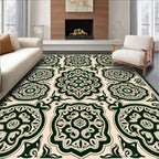 Intricate Symmetry Medallion Pattern Rug