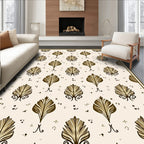 Art Nouveau Fern Pattern Rug