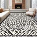 Abstract Geometric Intersecting Lines Rug