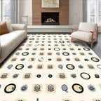 Abstract Iconography Geometric Pattern Rug