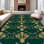 Art Nouveau Fan Pattern Rug