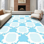 Cool Geometric Fluid Pattern Rug