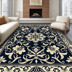 Classic Floral Scrollwork Pattern Rug