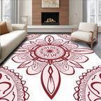 Floral Mandala Design Rug