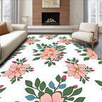 Delicate Floral Pattern Design Rug