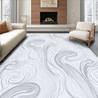 Abstract Swirl Pattern Rug