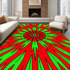 Radiant Starburst Pattern Rug