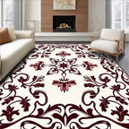Elegant Floral Swirls And Accents Rug