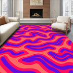 Bold Swirls Patterned Rug