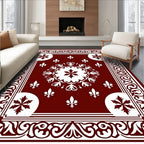 Regal Floral Bordered medallion Rug