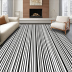 Bold Vertical Stripe Pattern Rug