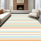 Multi-Colored Thin Stripe Pattern Rug