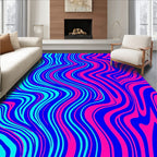 Vivid Swirl Pattern Rug