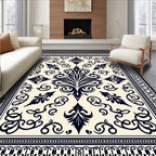 Classic Floral Scrollwork Paisley Pattern Rug