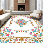 Art Nouveau Floral Scrollwork Collection Rug