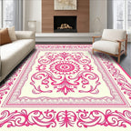 Ornate Floral Scrollwork Rug
