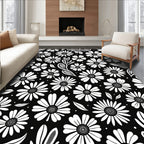 Bold Daisy Petal Pattern Rug