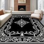 Classic White Acanthus Scroll Rug