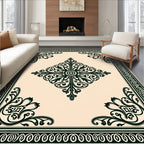 Ornate Scrollwork Classic Design Rug
