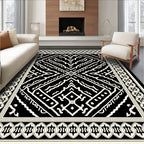 Bold Geometric Abstract Graphic Pattern Rug