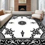 Floral Diamond Intricate Pattern Rug
