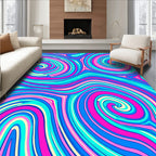 Vibrant Swirl Boho Pattern Rug