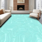 Abstract Merged Contour Pattern Rug