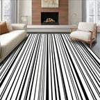 Bold Vertical Stripe Pattern Rug