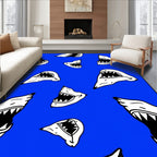 Shark Mouth Patterned Design Rug