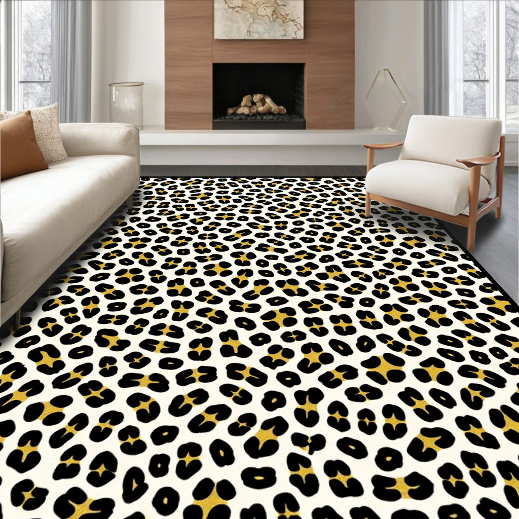 Animal Print Leopard Spots Rug